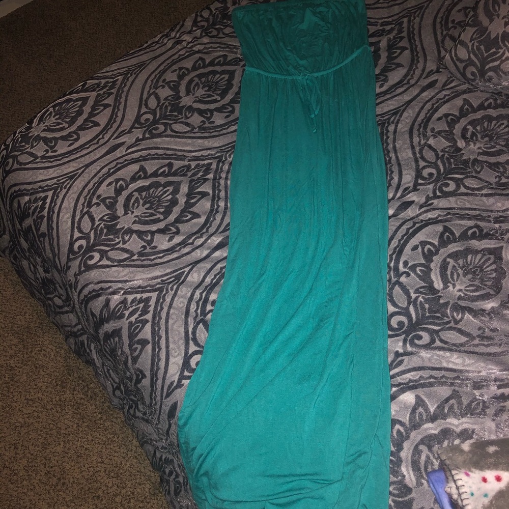 Gap strapless maxi dress